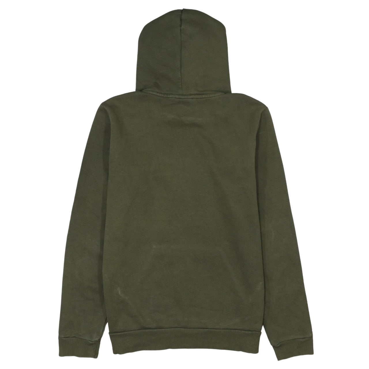 Puma Mens Green Pullover Hoodie Size M Regular Fit Sports Logo
