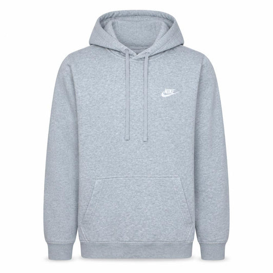 Mens UK S Regular Nike Grey Pullover Hoodie