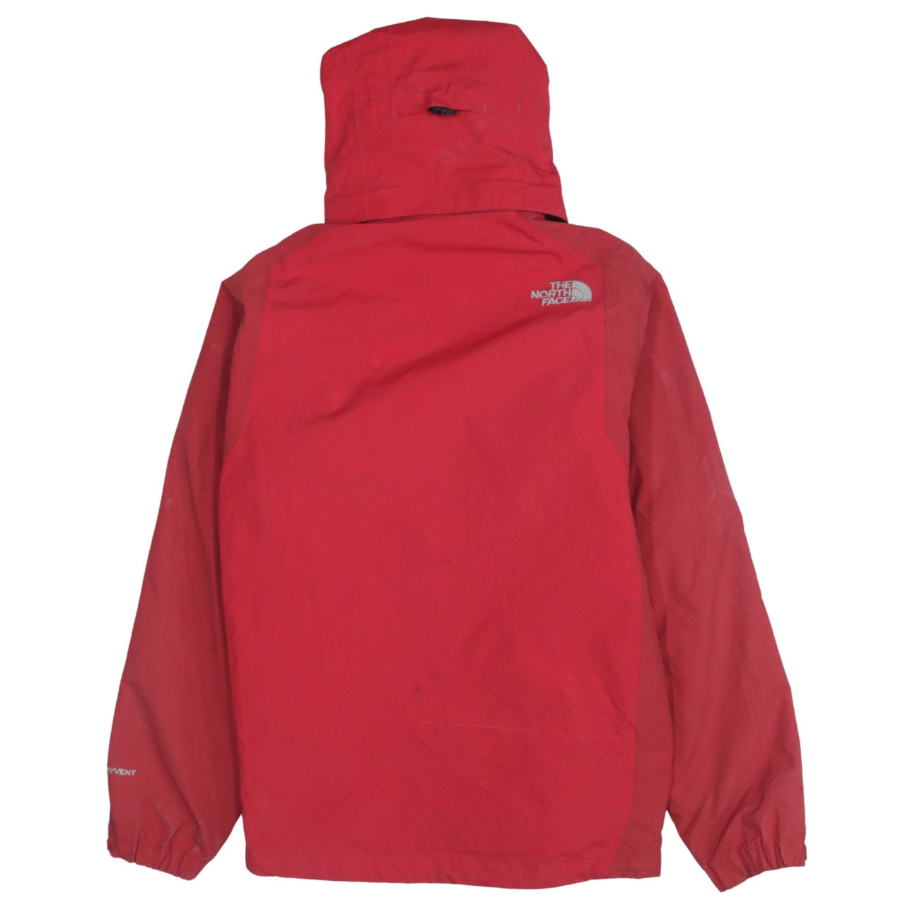The North Face Mens Red Waterproof Hooded Rain Jacket S
