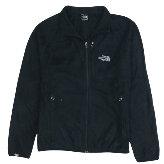 The North Face Womens Black Fleece Zip Jacket XL Outdoor Hiking