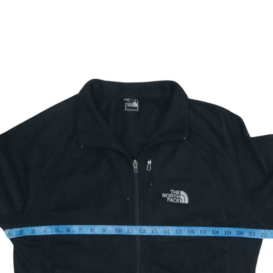 The North Face Womens Black Fleece Zip Jacket XL Outdoor Hiking