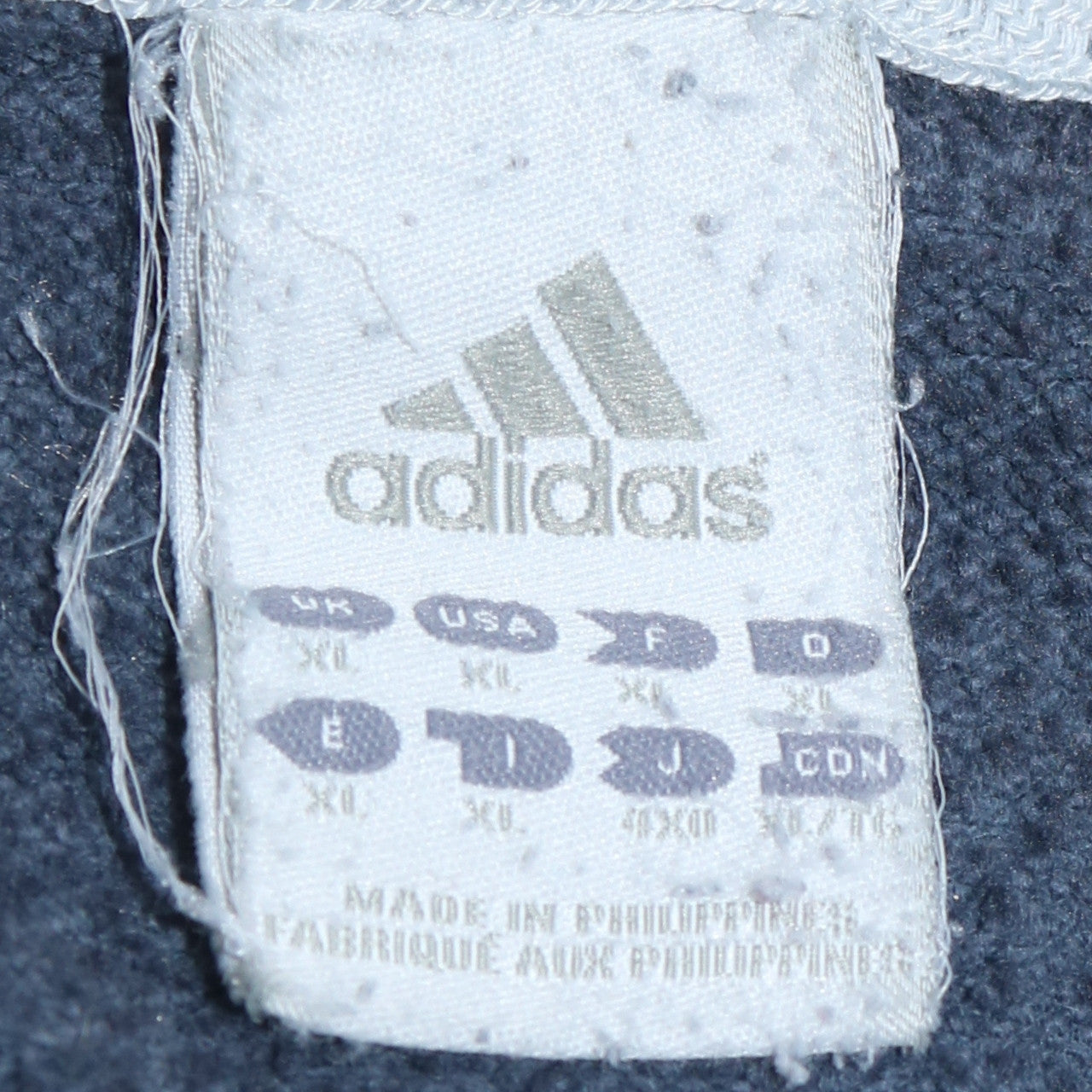 Adidas Mens Blue XL Sweatshirt Pullover Logo Crew Neck Long Sleeve