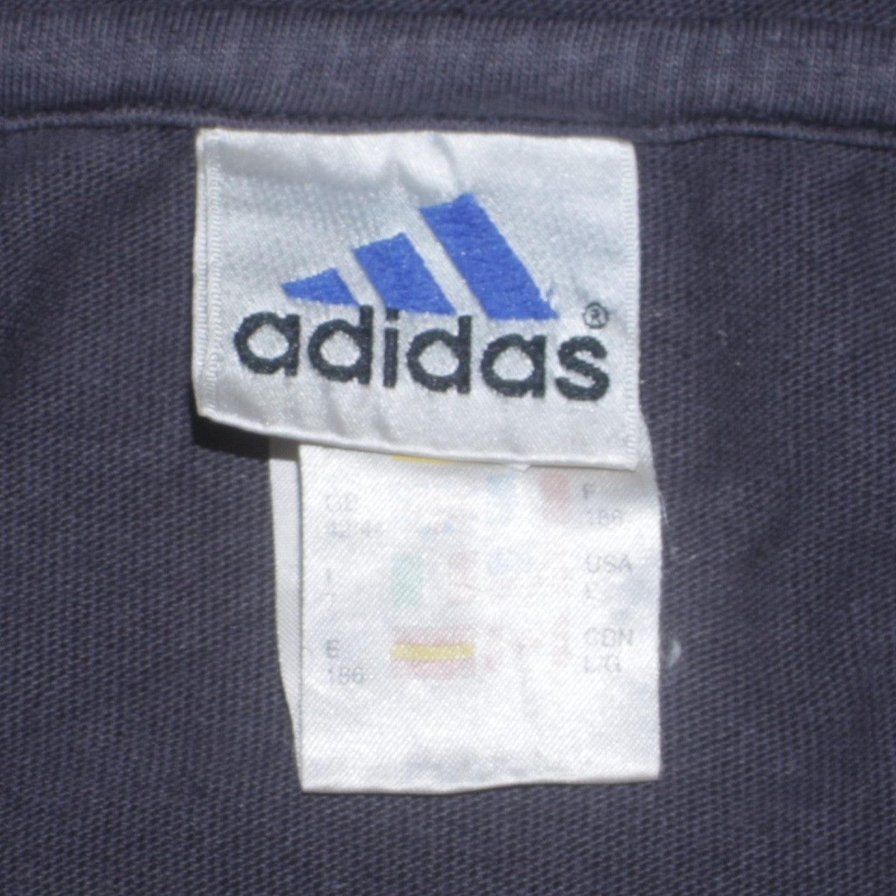 Adidas Men’s Grey Pullover Hoodie L Sports Fleece Zip Pocket