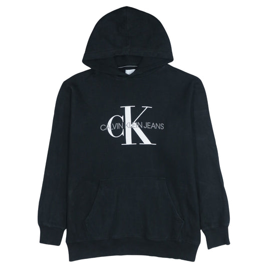 Calvin Klein Jeans Men’s Black 3XL Hoodie Pullover Logo Cotton