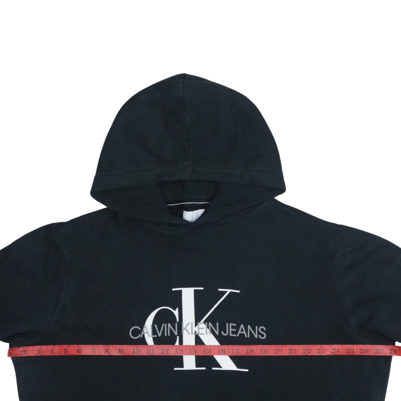 Calvin Klein Jeans Men’s Black 3XL Hoodie Pullover Logo Cotton