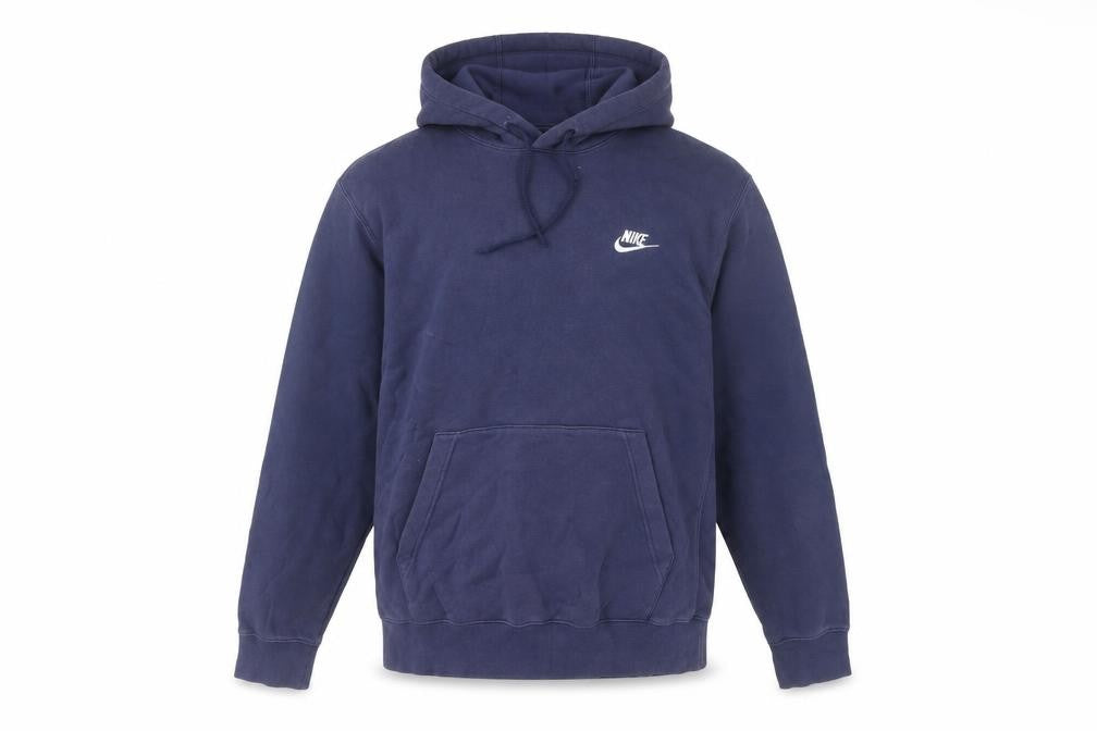 Mens UK S Regular Nike Blue Pullover Hoodie