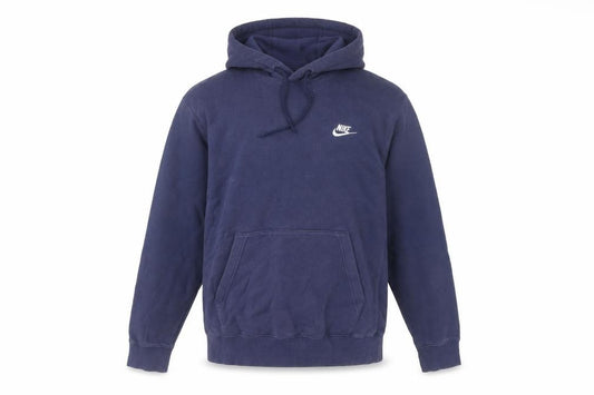Mens UK S Regular Nike Blue Pullover Hoodie