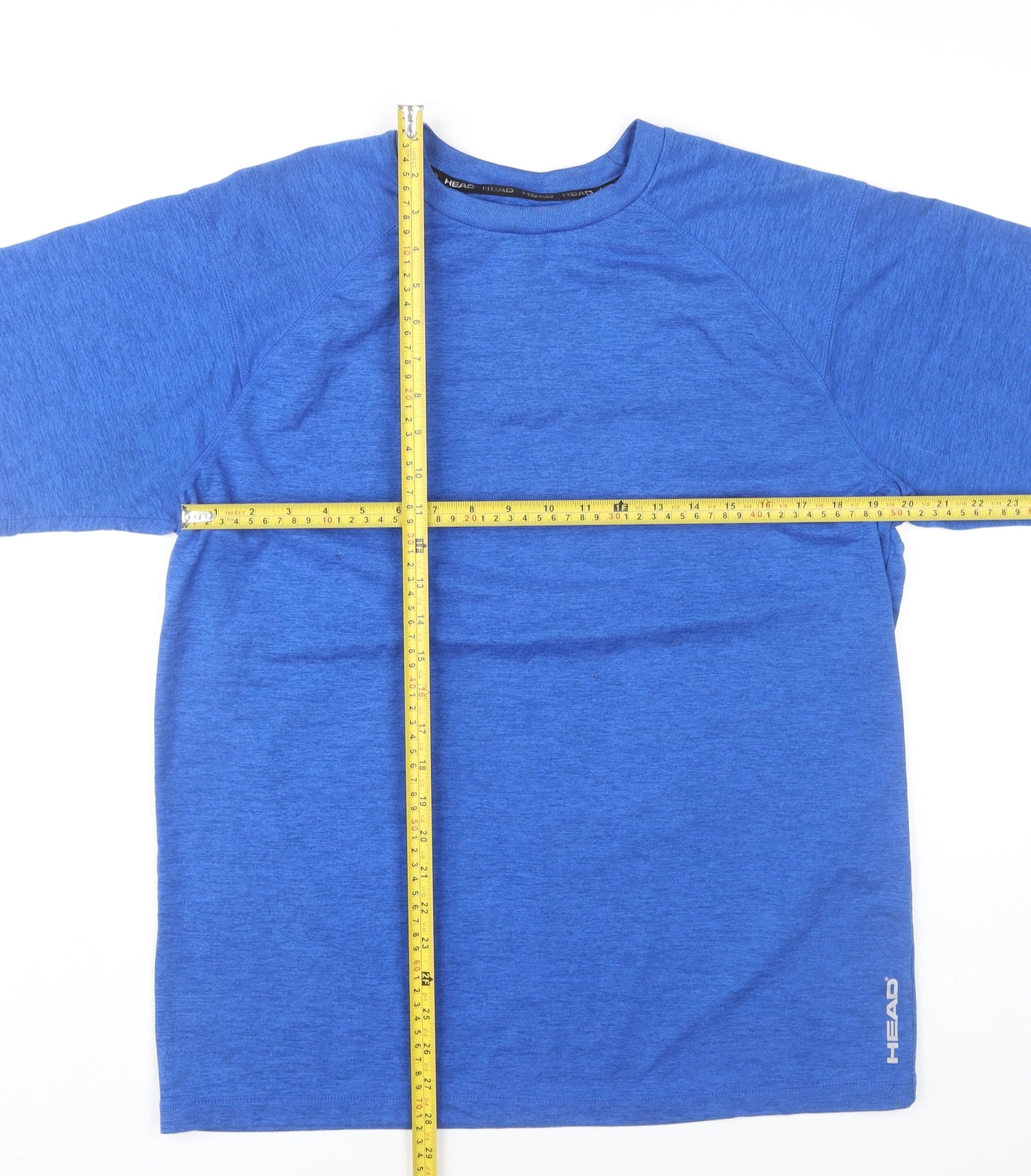 HEAD Men Blue Medium Athletic Crew Neck Sports T-Shirt