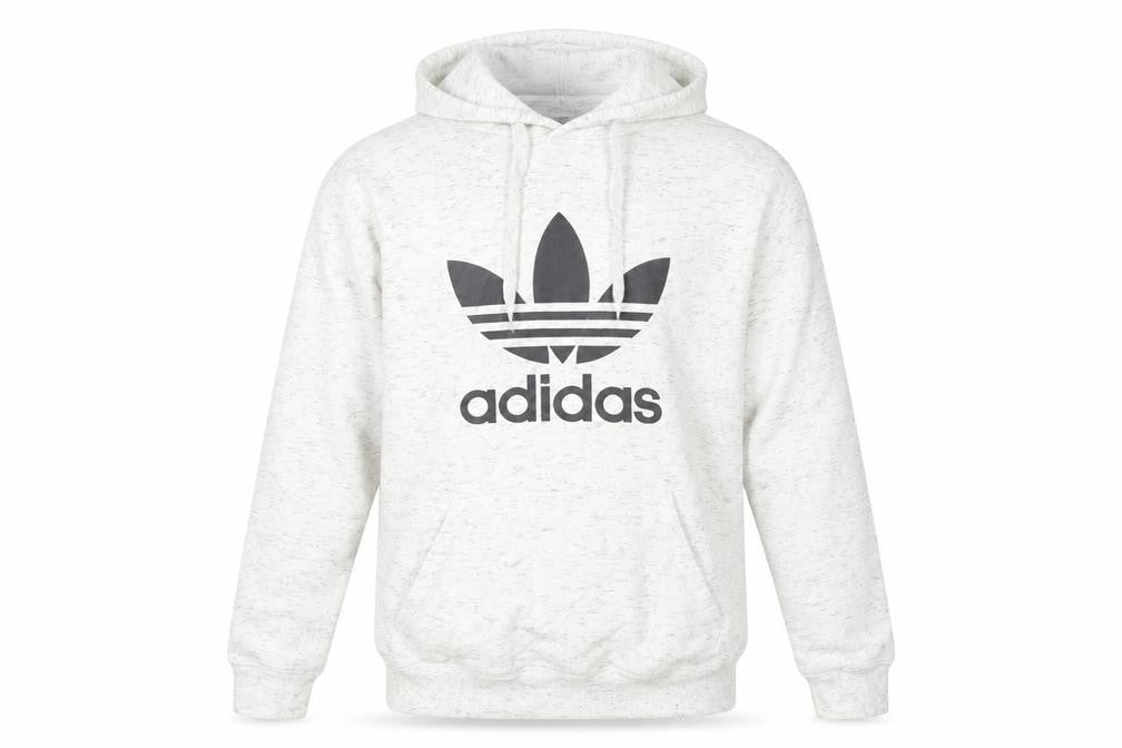 Mens UK S Regular adidas White Pullover Hoodie