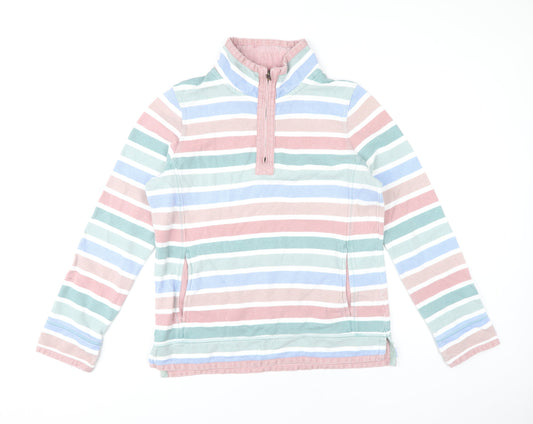 Fat Face Womens Multicoloured Stripe Cotton Sweatshirt Size 14