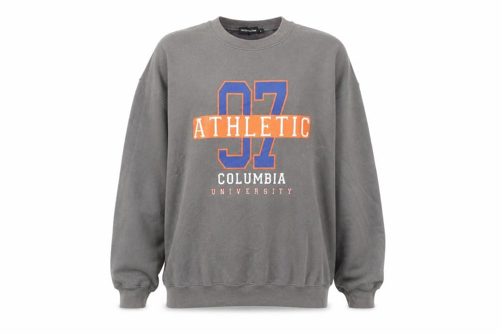 PrettyLittleThing Women’s Grey Athletic Columbia University Sweatshirt L