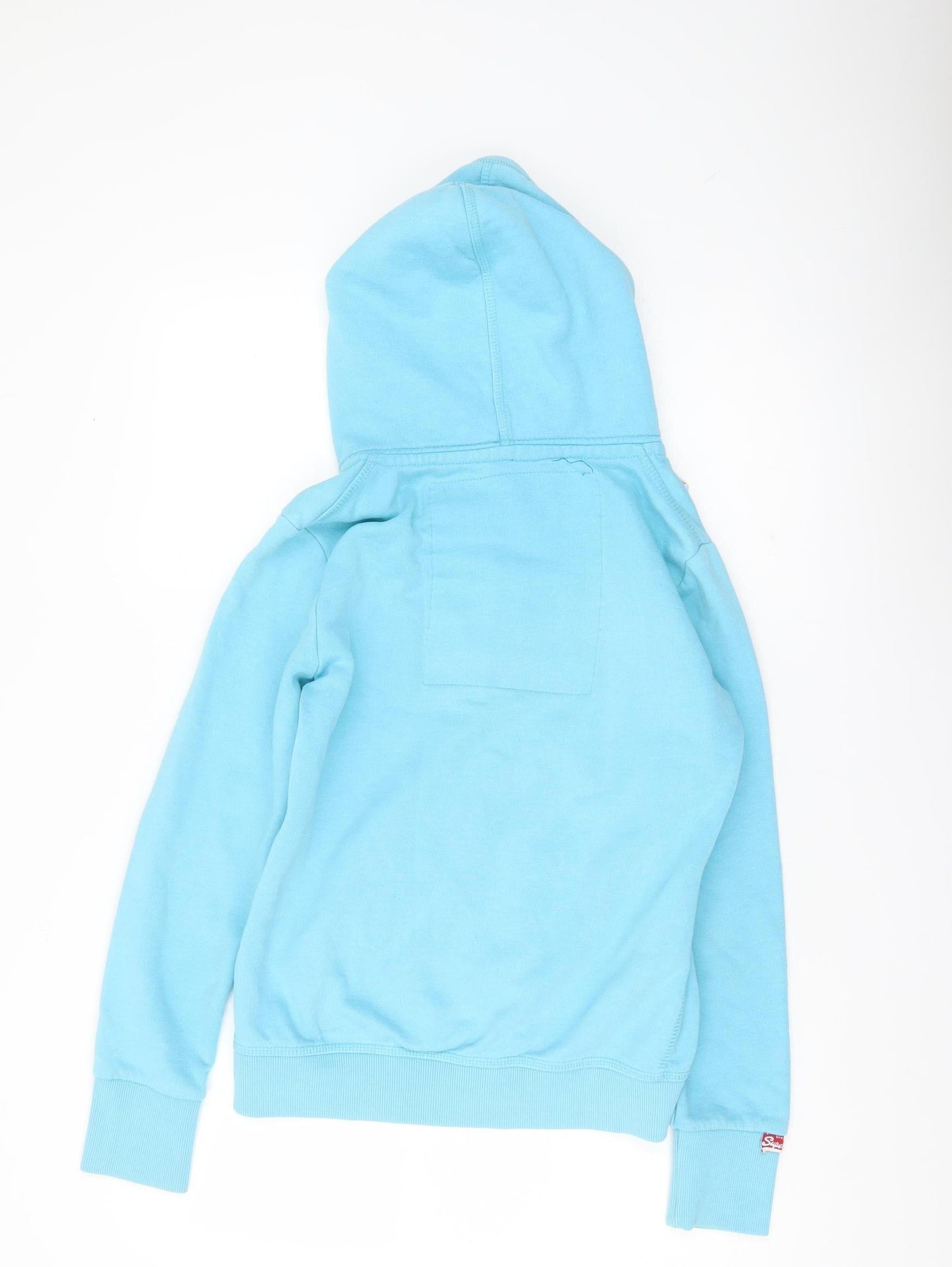 Superdry Womens Blue Small Full Zip Hoodie Track & Field