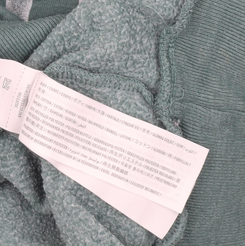 Hollister Womens Green Malibu California Pullover Sweatshirt M