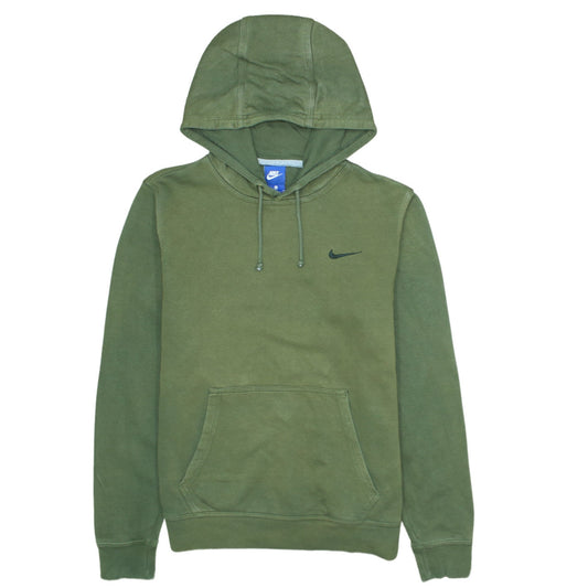 Nike Men's Green Pullover Hoodie Size M Regular Fit Logo