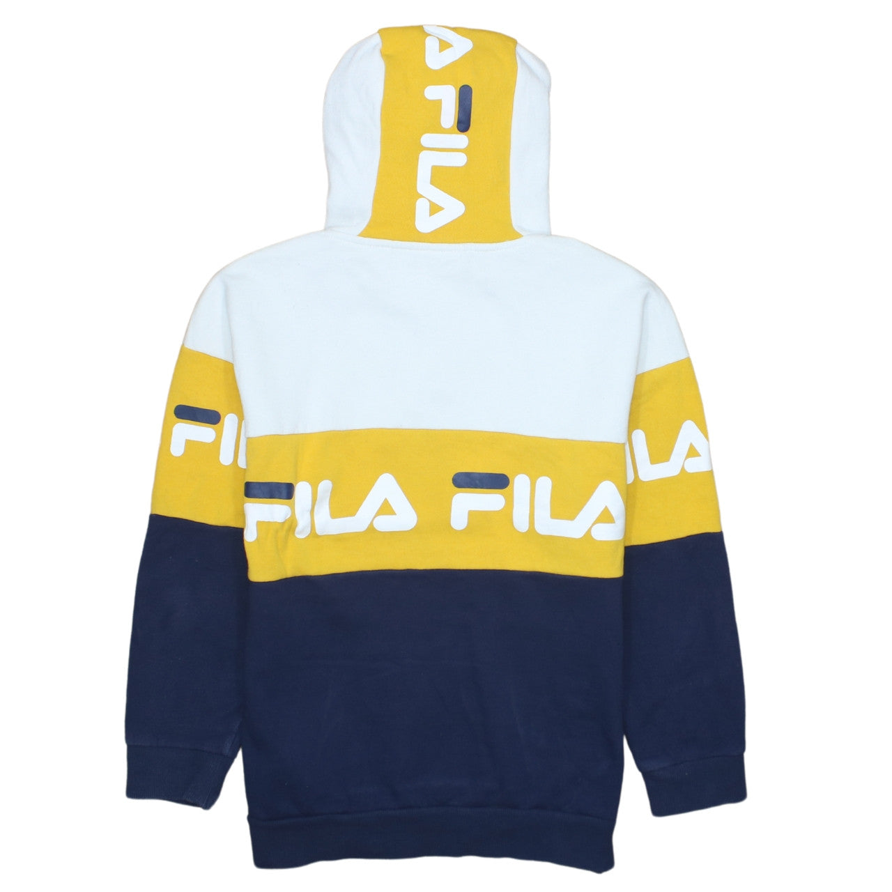 Fila Womens XS 8 Multicoloured Pullover Hoodie Sweatshirt