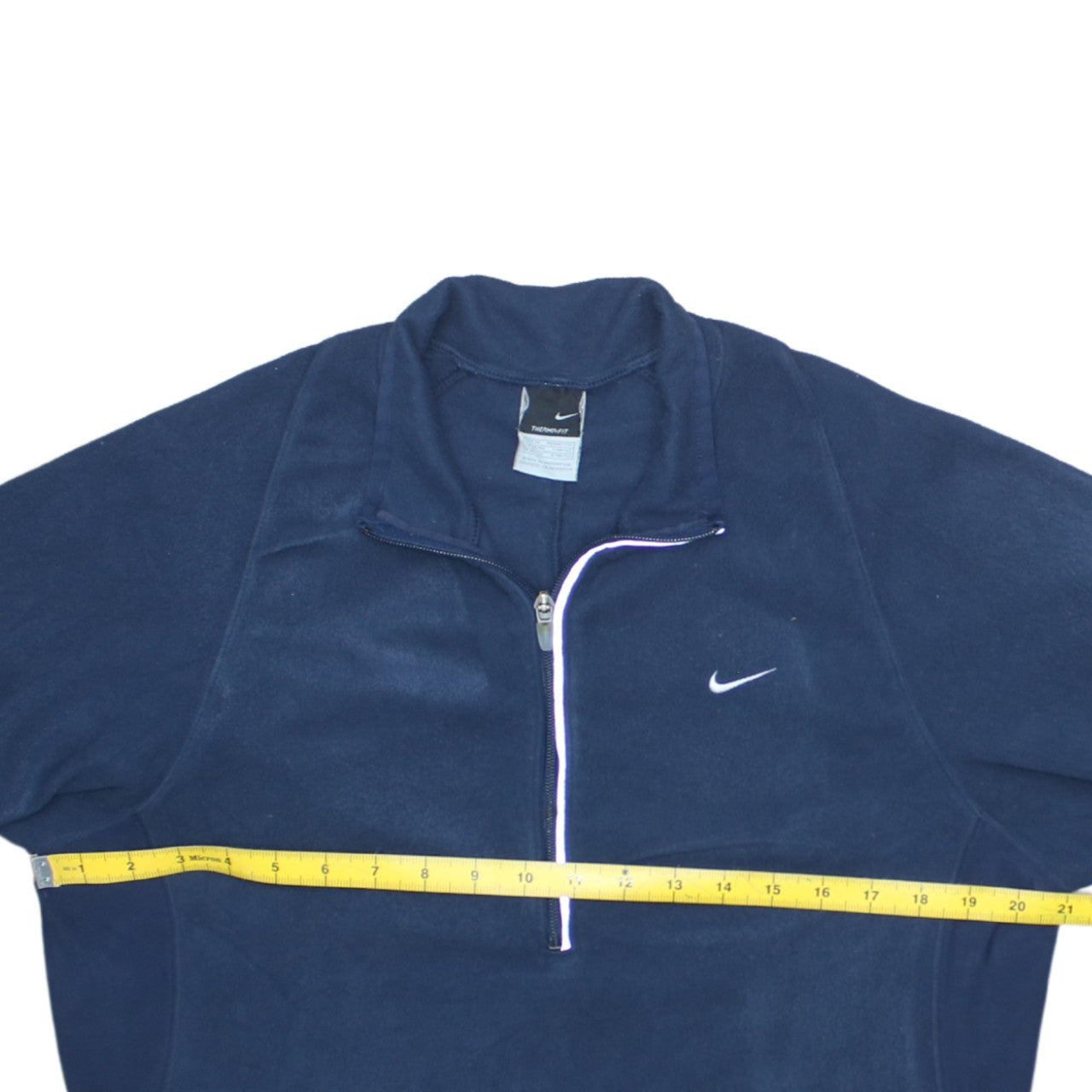 Nike Men's Blue Therma-Fit Fleece 1/4 Zip Jacket Size M