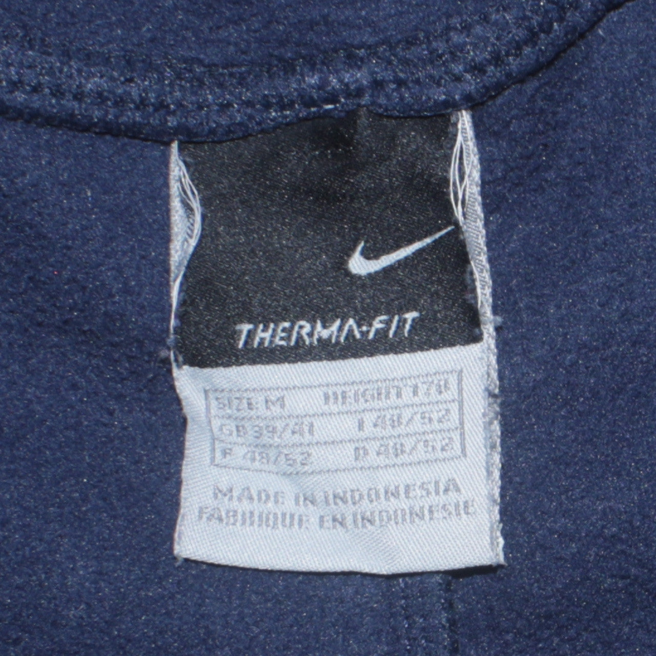 Nike Men's Blue Therma-Fit Fleece 1/4 Zip Jacket Size M