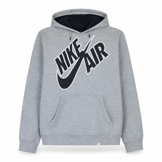 Mens UK S Regular Nike Grey Pullover Hoodie