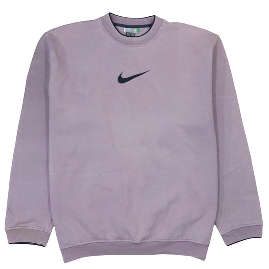 Nike Men’s Purple 2XL Pullover Sweatshirt Crew Neck Logo Sportswear