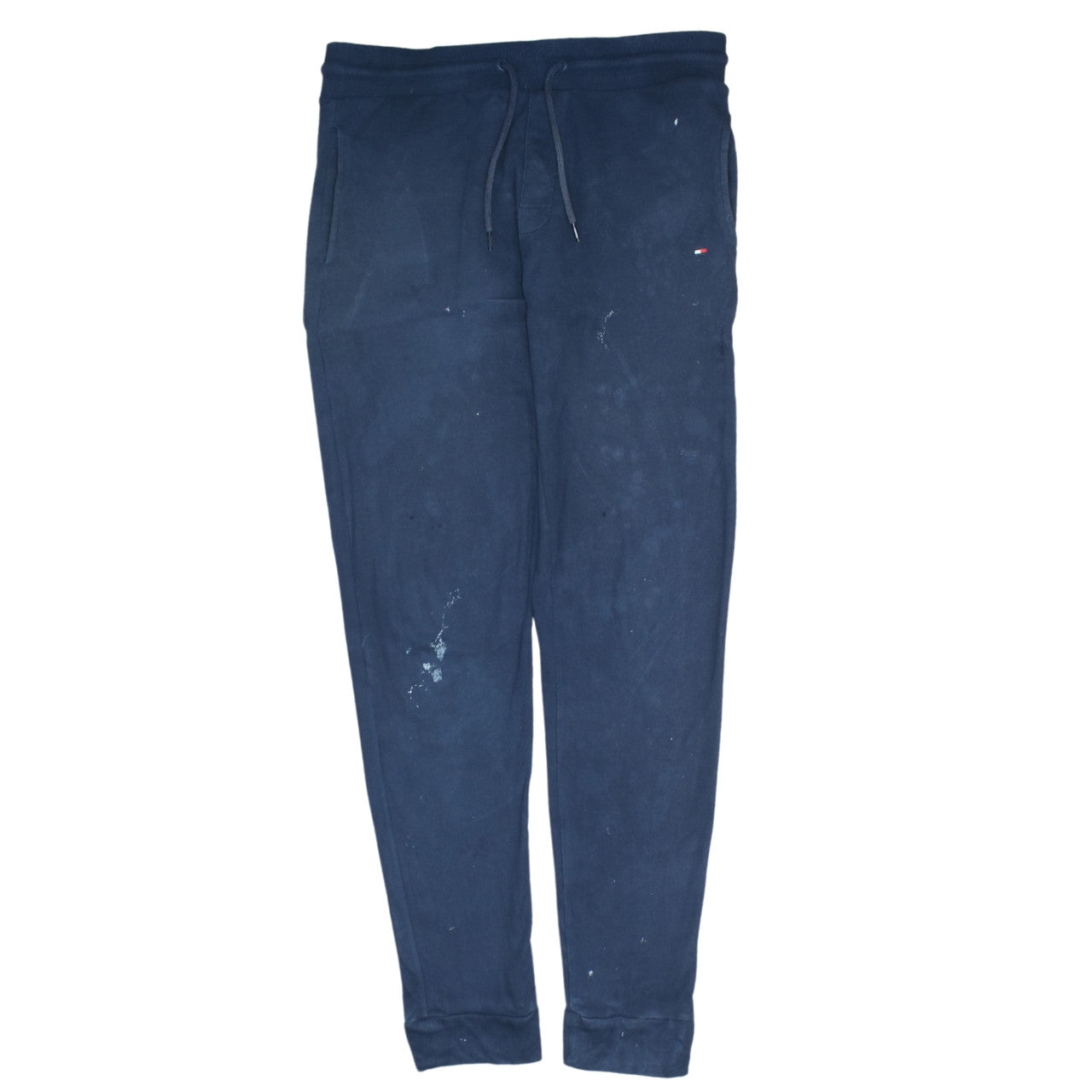 Tommy Hilfiger Men’s Blue Joggers Size M Cotton Casual Tapered Fit