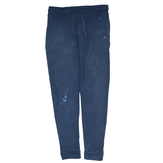 Tommy Hilfiger Men’s Blue Joggers Size M Cotton Casual Tapered Fit