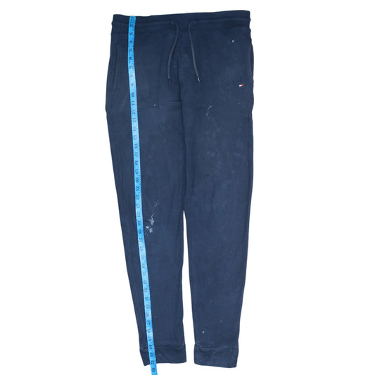 Tommy Hilfiger Men’s Blue Joggers Size M Cotton Casual Tapered Fit