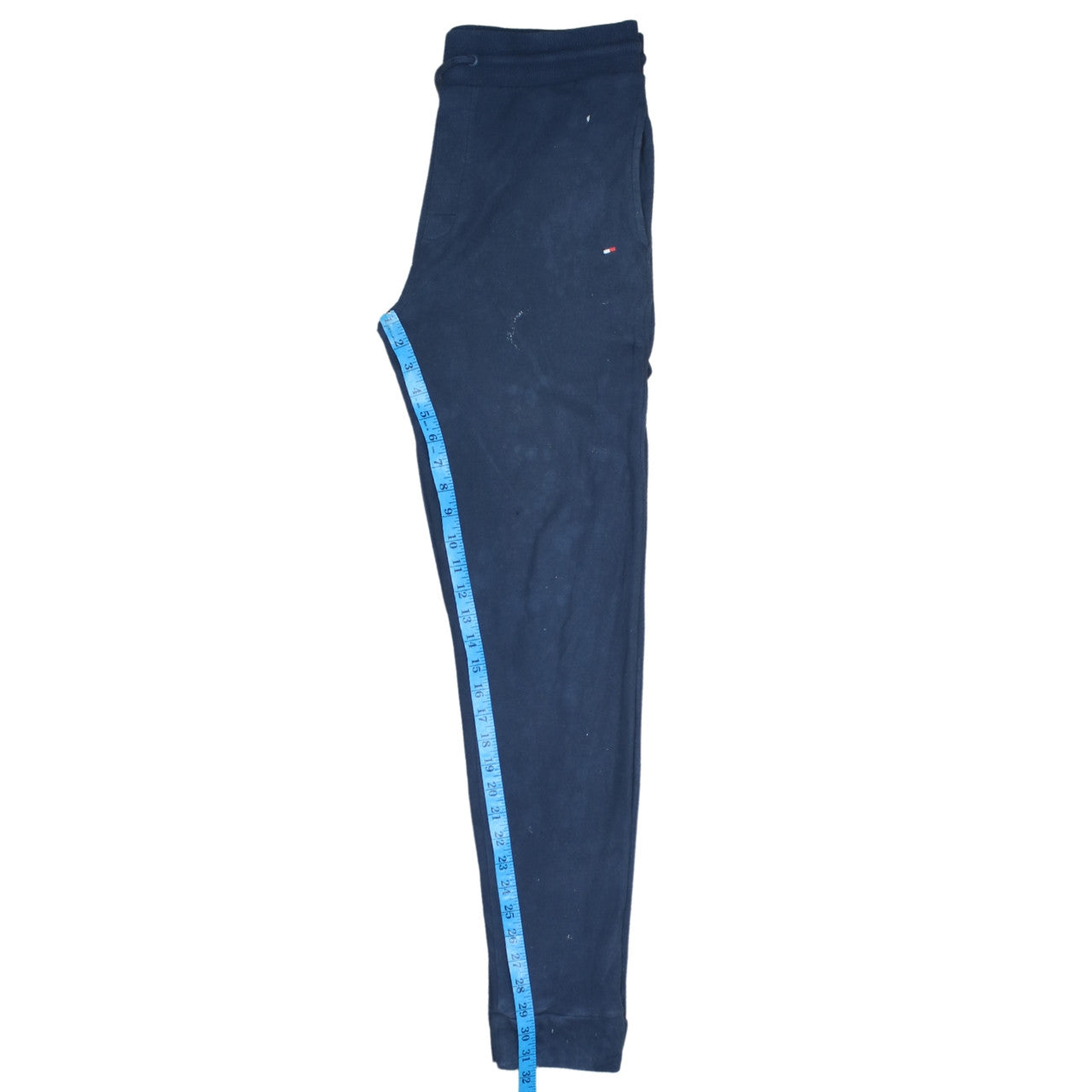 Tommy Hilfiger Men’s Blue Joggers Size M Cotton Casual Tapered Fit
