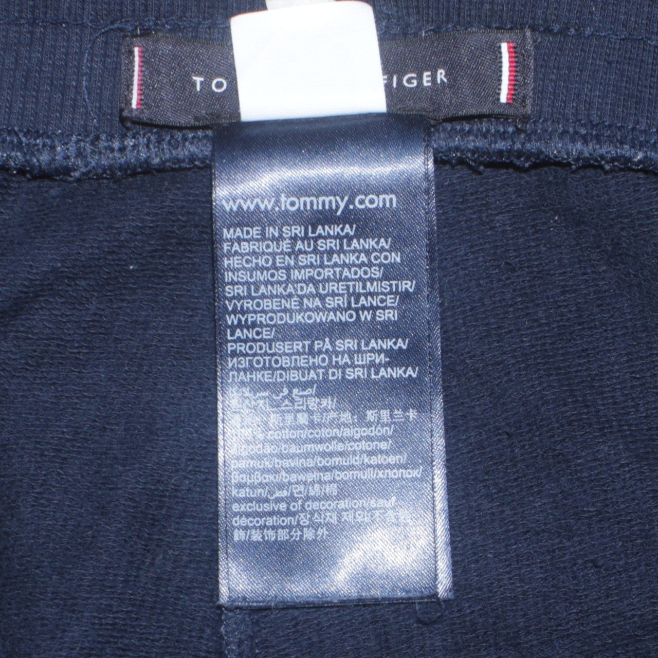 Tommy Hilfiger Men’s Blue Joggers Size M Cotton Casual Tapered Fit