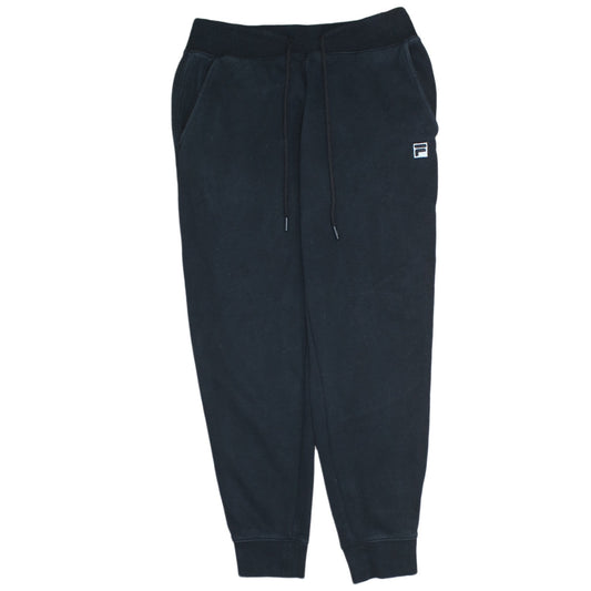 Fila Women’s Black Jogger Trousers M Fleece Casual Sportswear