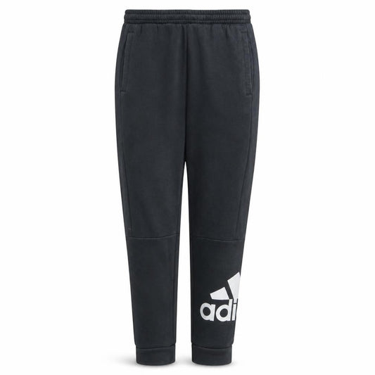 Adidas Mens Black Sweatpants S Tapered Logo Casual Joggers