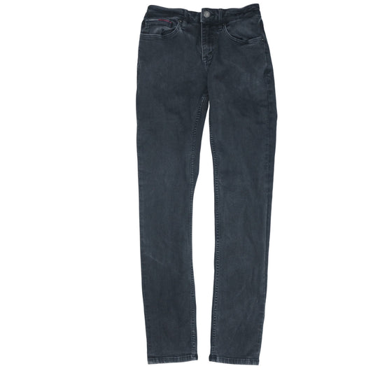 Tommy Jeans Men’s Black Slim Skinny Denim Jeans 30W 32L