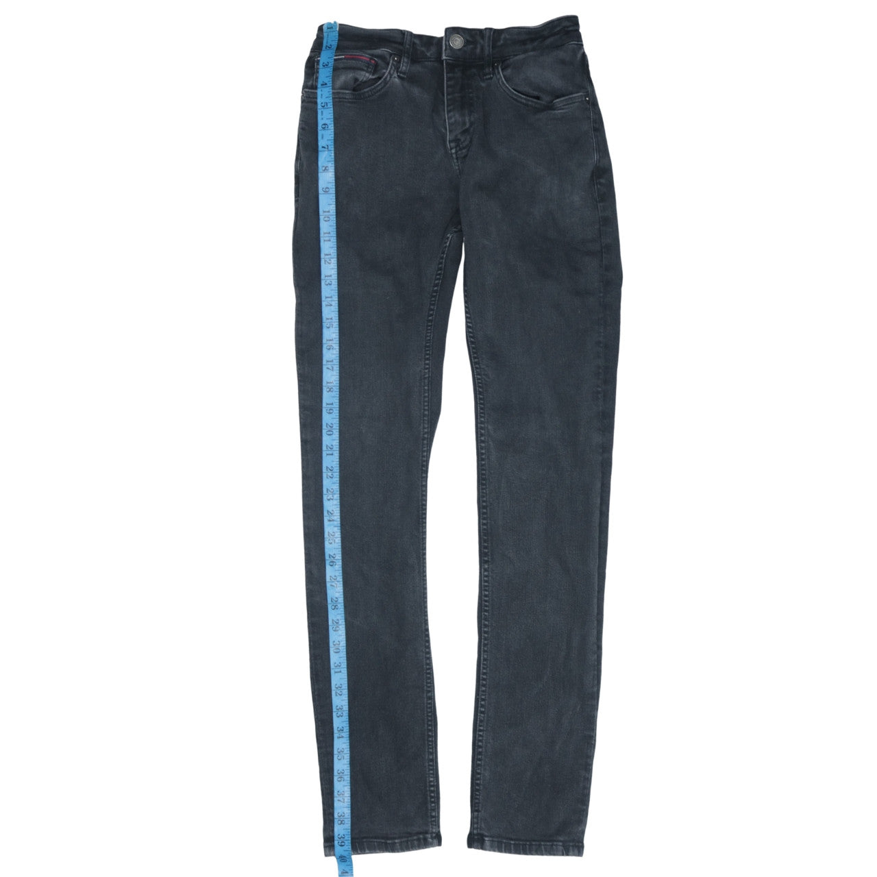 Tommy Jeans Men’s Black Slim Skinny Denim Jeans 30W 32L