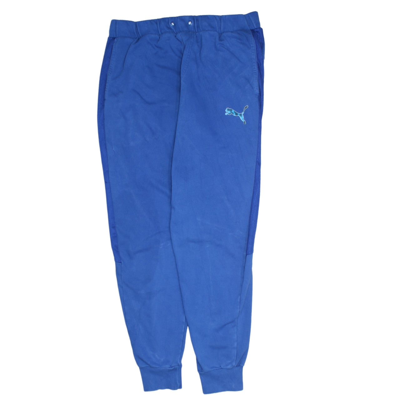 Puma Mens Blue Jogger Sweatpants XL Elastic Waist Pockets
