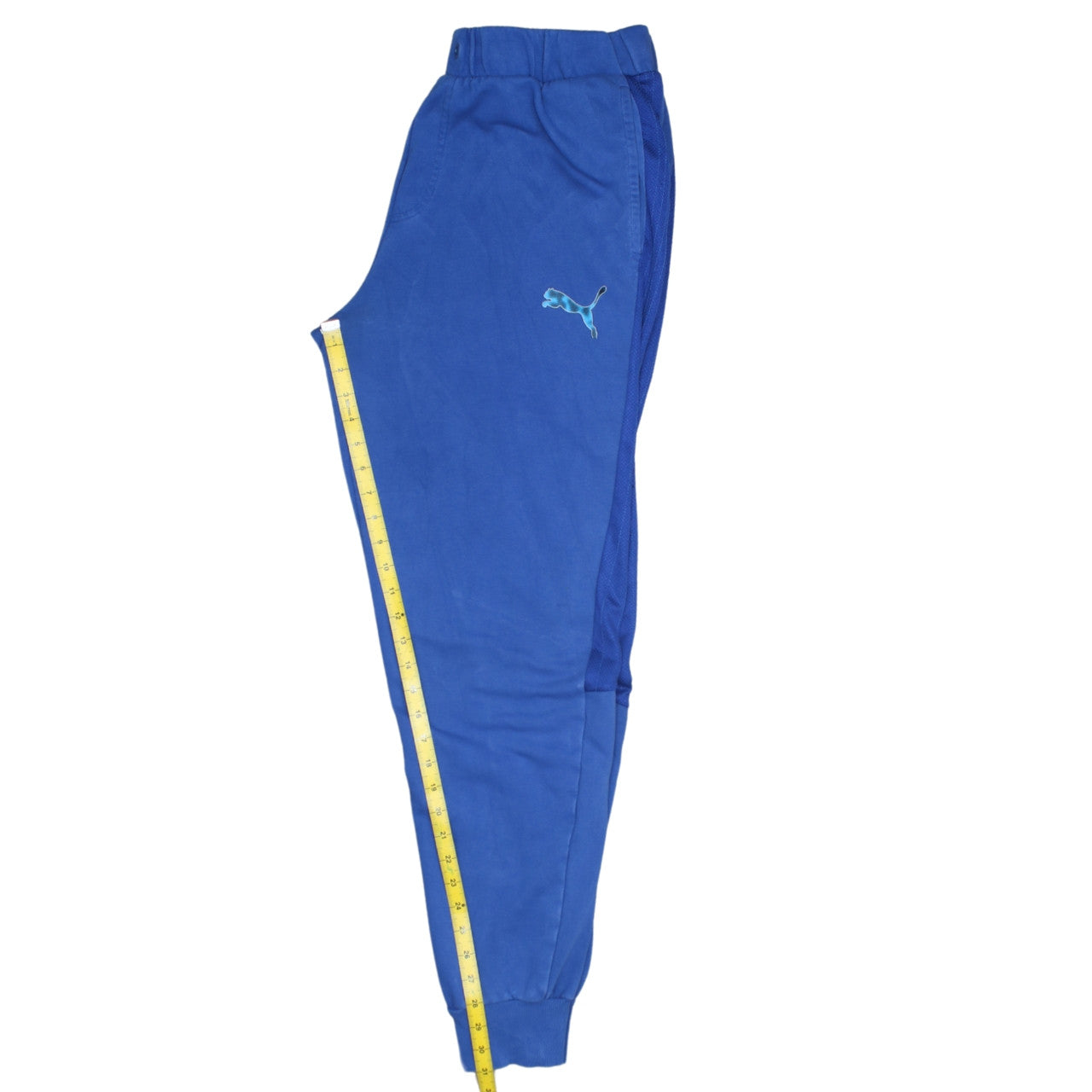 Puma Mens Blue Jogger Sweatpants XL Elastic Waist Pockets