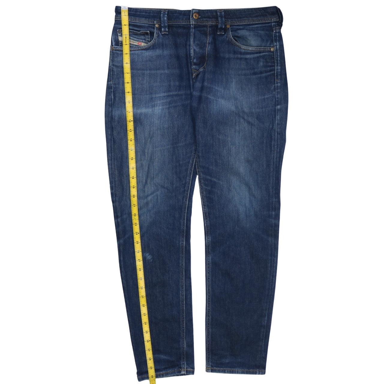 Diesel Men’s Blue Straight Leg Jeans W36 L32 Larkee-Beex