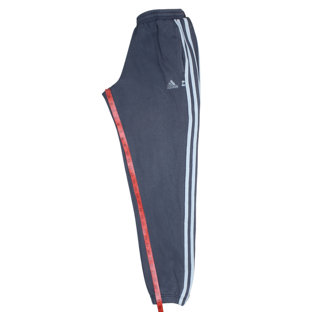 Adidas Men’s Blue Sweatpants S Regular Fit Casual Sportswear