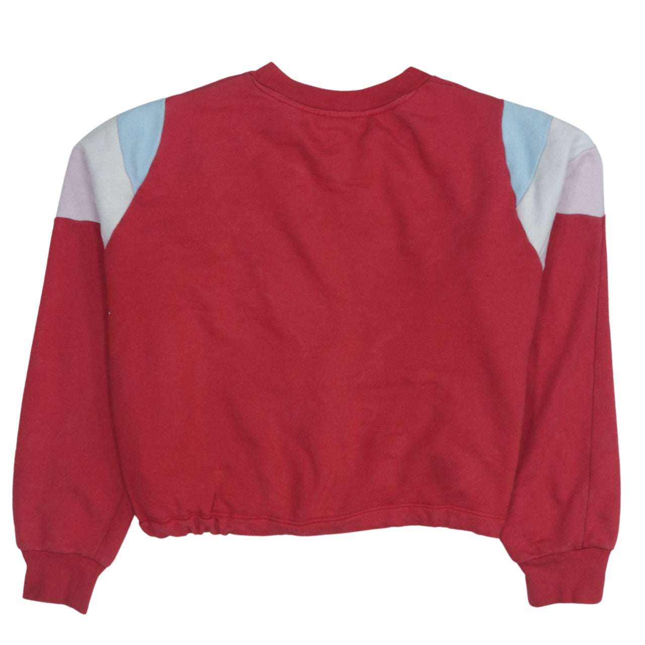 Levi's Womens Red Colourblock Sweatshirt Medium Classic Fit
