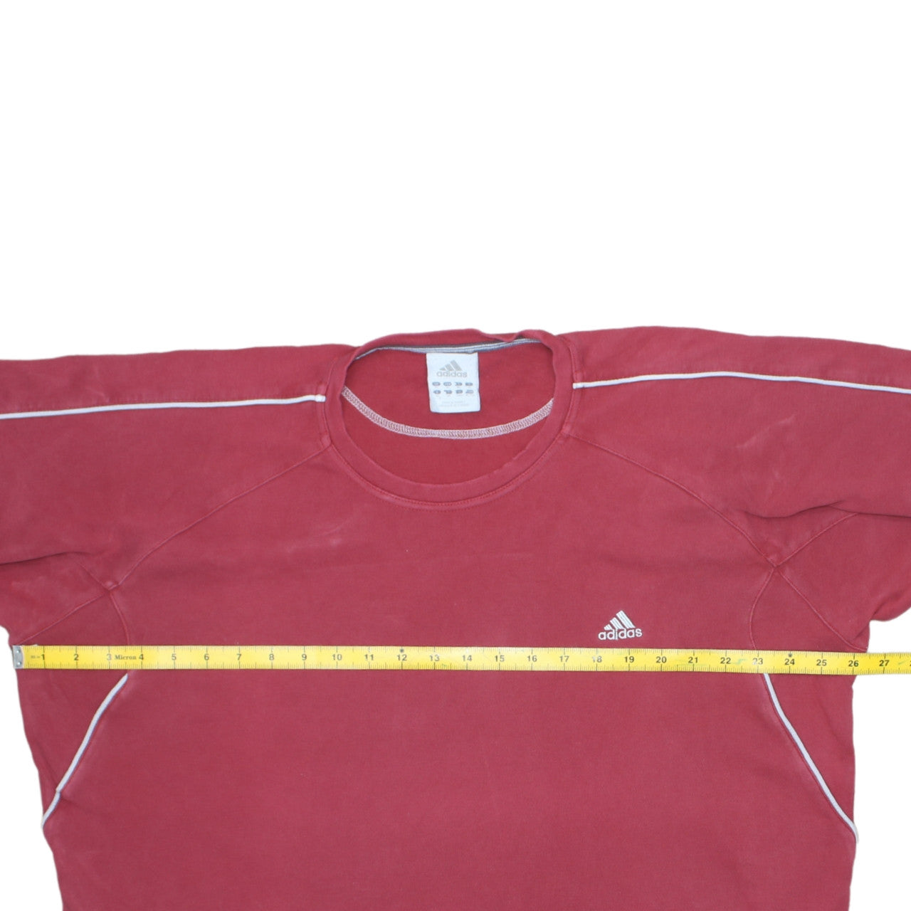 Adidas Men’s Red XL Pullover Sweatshirt Crew Neck Long Sleeve