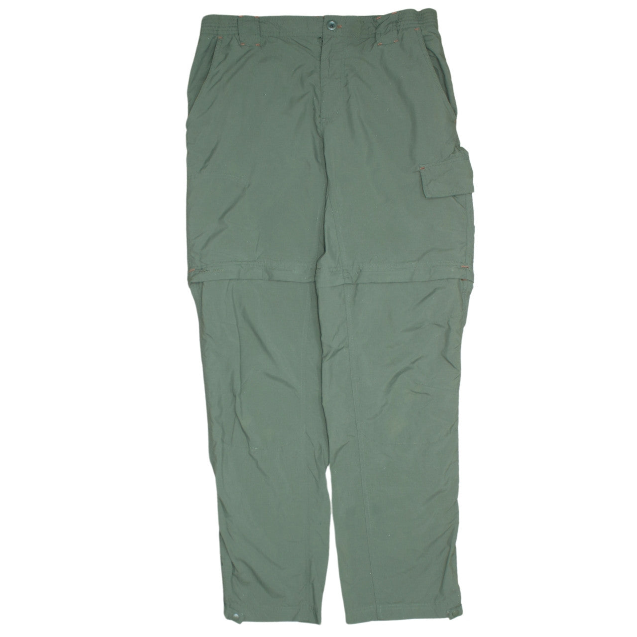 Columbia Men's Green Walking Trousers Small S Regular 32 Hiking Convertible