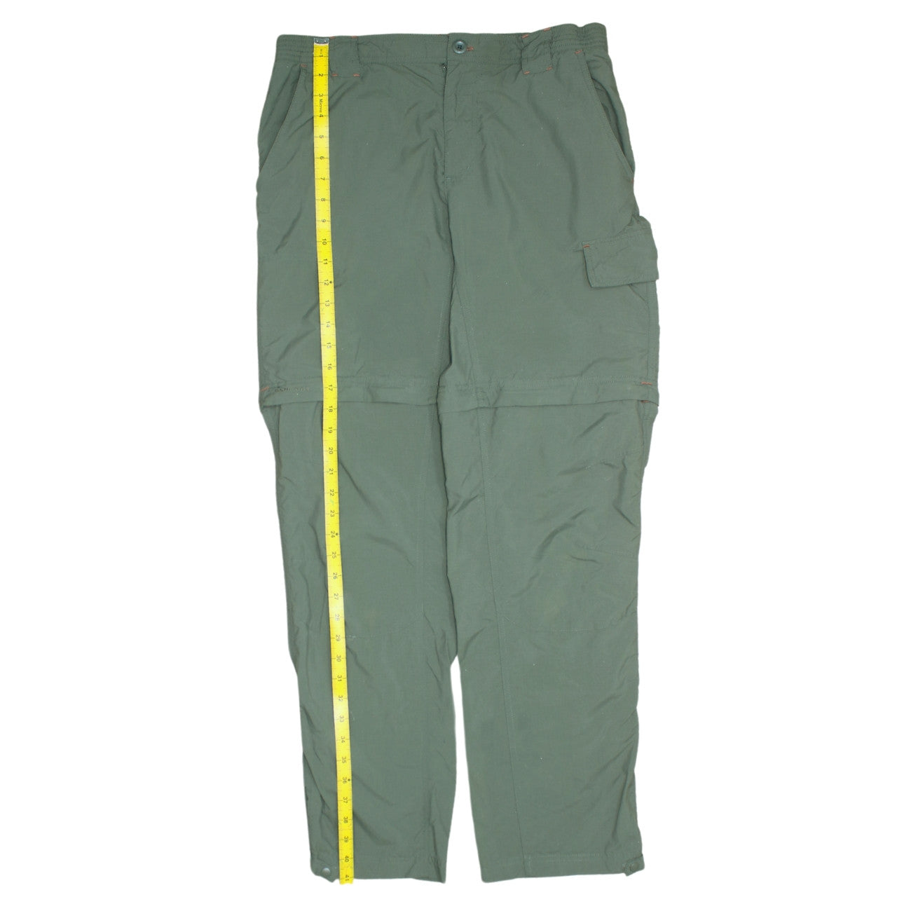 Columbia Men's Green Walking Trousers Small S Regular 32 Hiking Convertible
