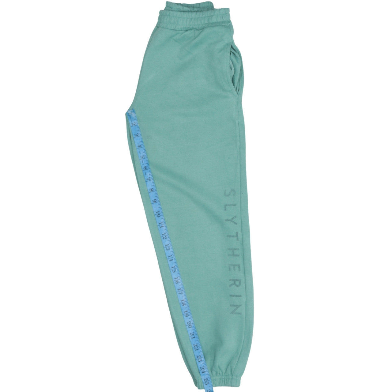 Harry Potter Women Green Slytherin Sweatpants Tapered Fit 2XS