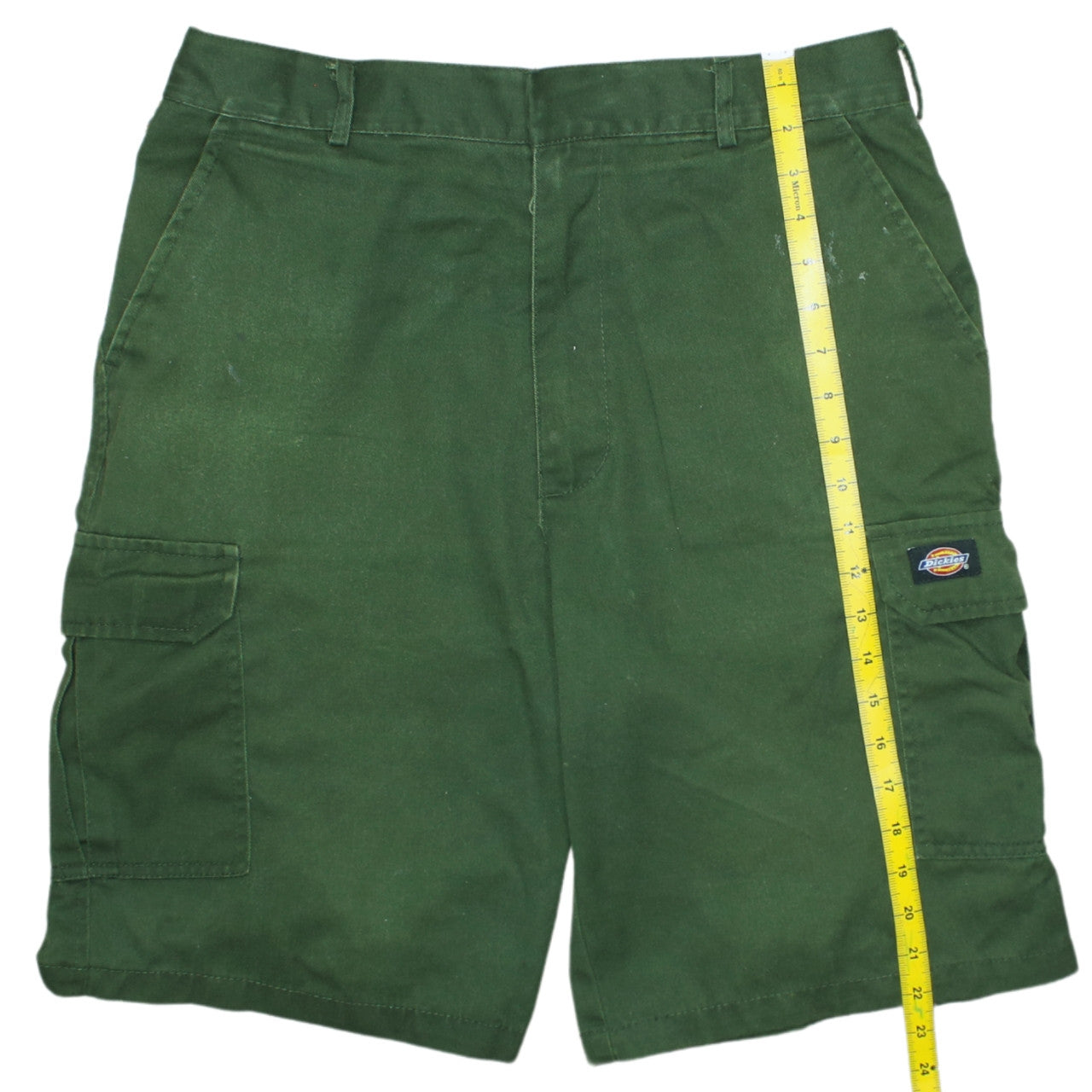 Dickies Mens Green Cargo Shorts Size 34 Regular Fit Workwear