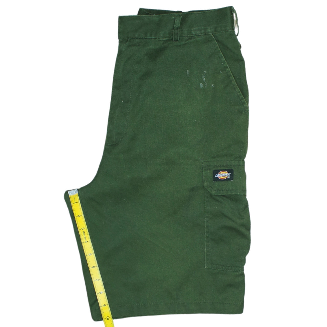 Dickies Mens Green Cargo Shorts Size 34 Regular Fit Workwear