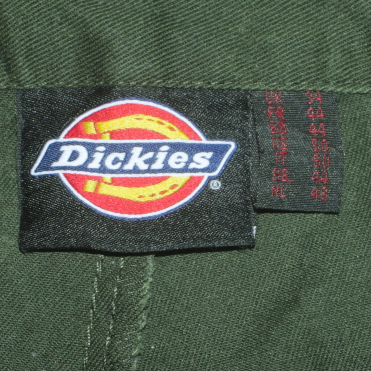 Dickies Mens Green Cargo Shorts Size 34 Regular Fit Workwear
