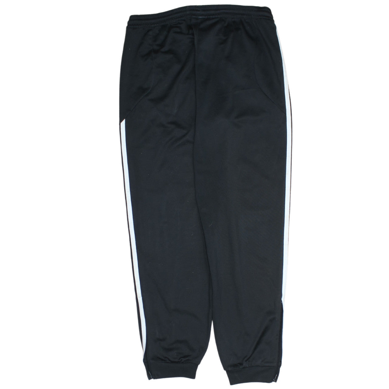 Adidas Boys Black Jogger Track Pants 11-12 Years Zip Pockets Activewear