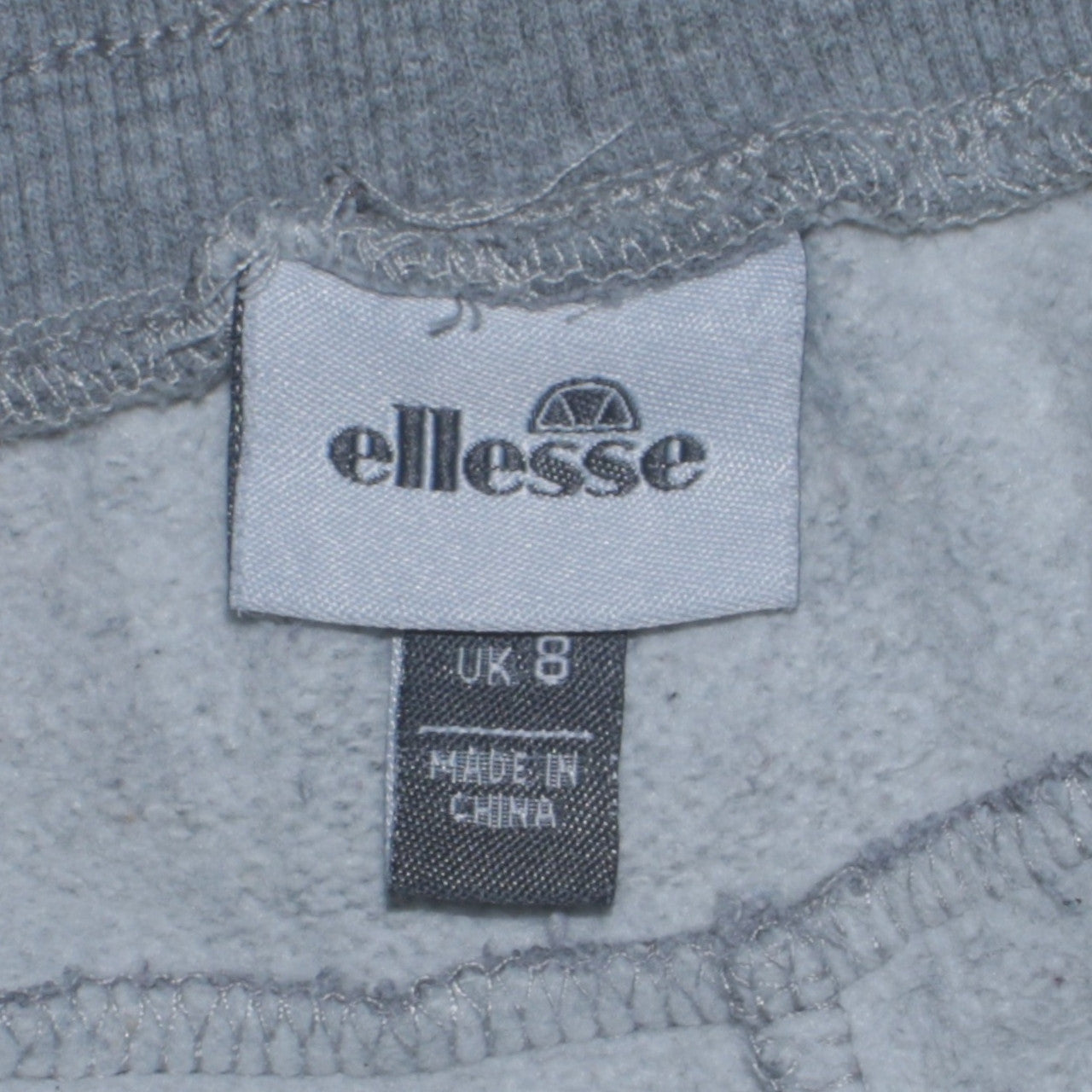 Ellesse Womens Grey Jogger Sweatpants Size 8 Cotton Blend