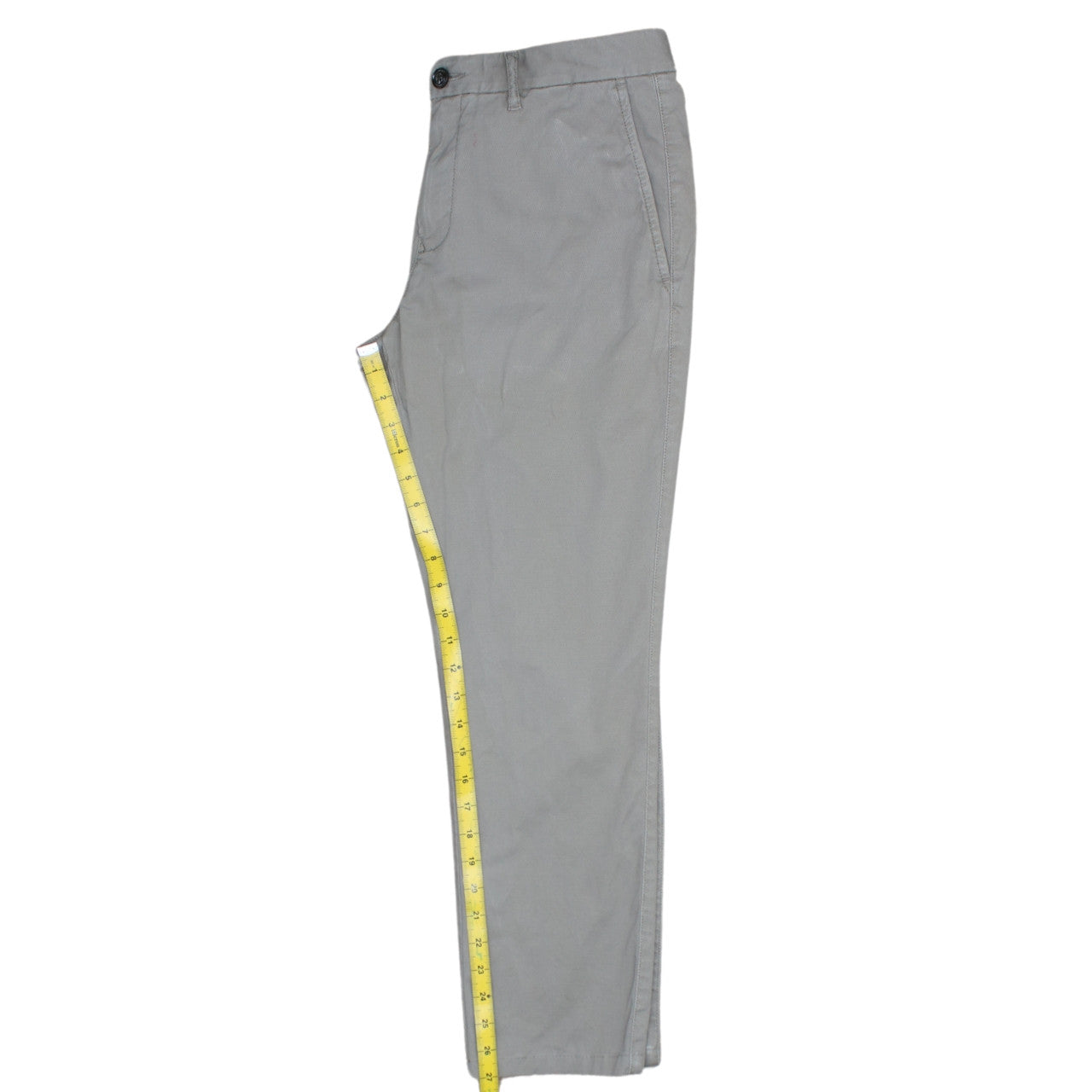 Tommy Hilfiger Men’s Grey Chino Trousers 32W 34L Cotton Blend