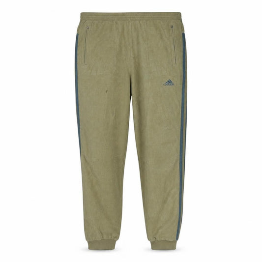 Adidas Men's Beige Jogger Trousers M Elastic Waist Sportswear