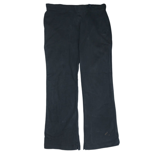 Adidas Women’s Black Size 14 Sweatpants Straight Leg Fleece
