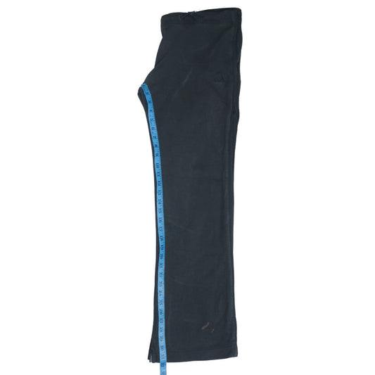 Adidas Women’s Black Size 14 Sweatpants Straight Leg Fleece